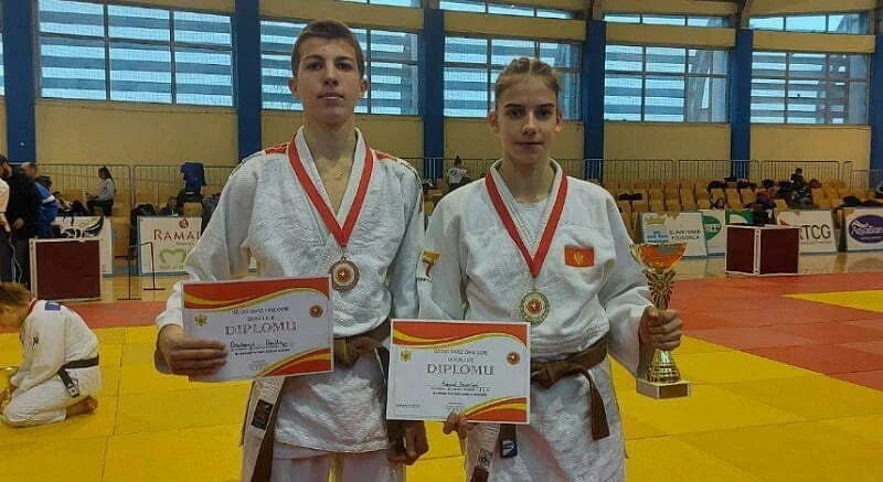 Andrijana Šutović seniorski šampion države, Danilo Backović bronzani