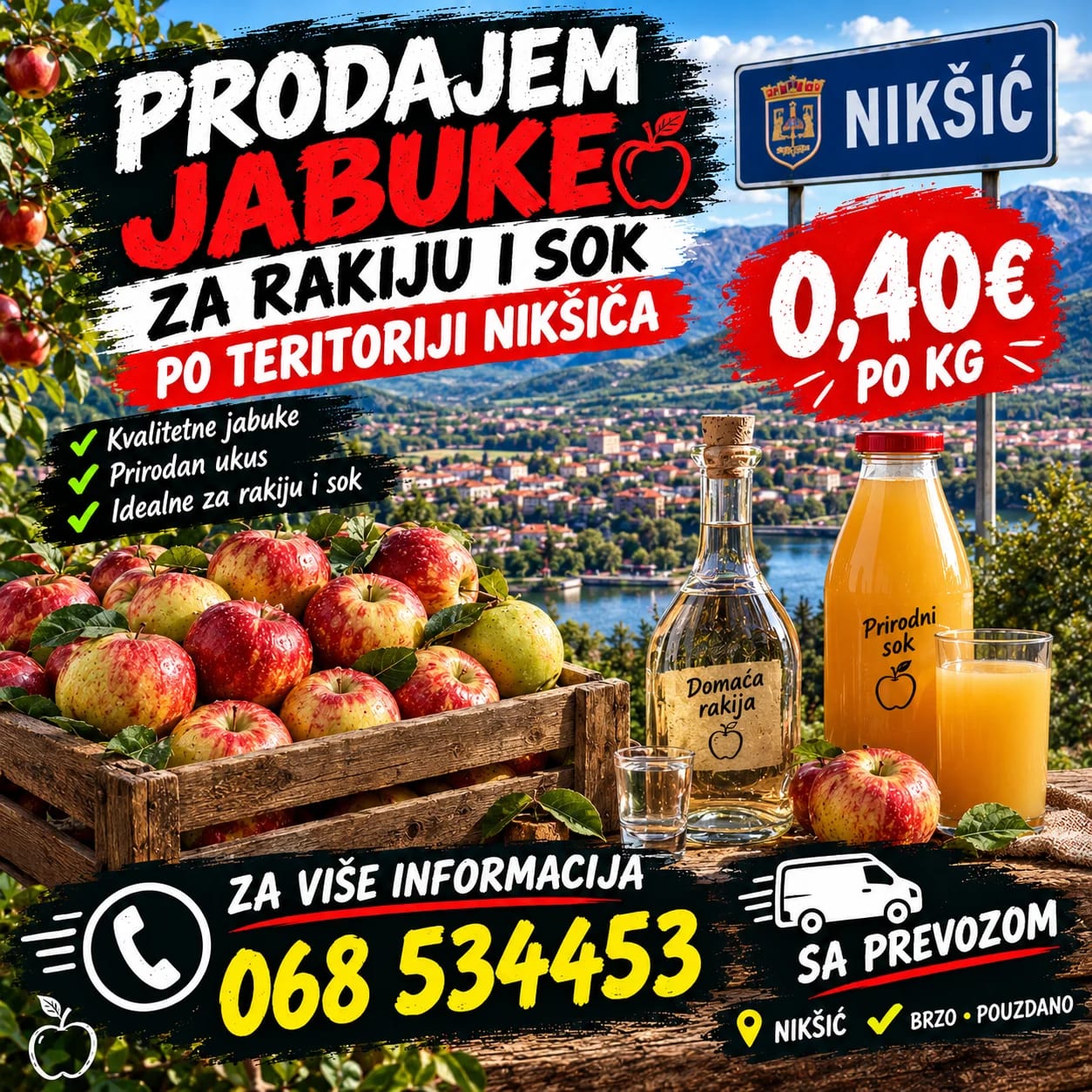Jabuke iz makedonije za rakiju