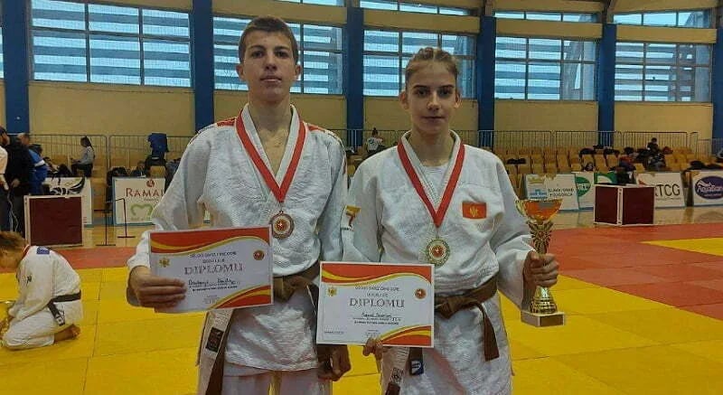 Andrijana Šutović seniorski šampion države, Danilo Backović bronzani