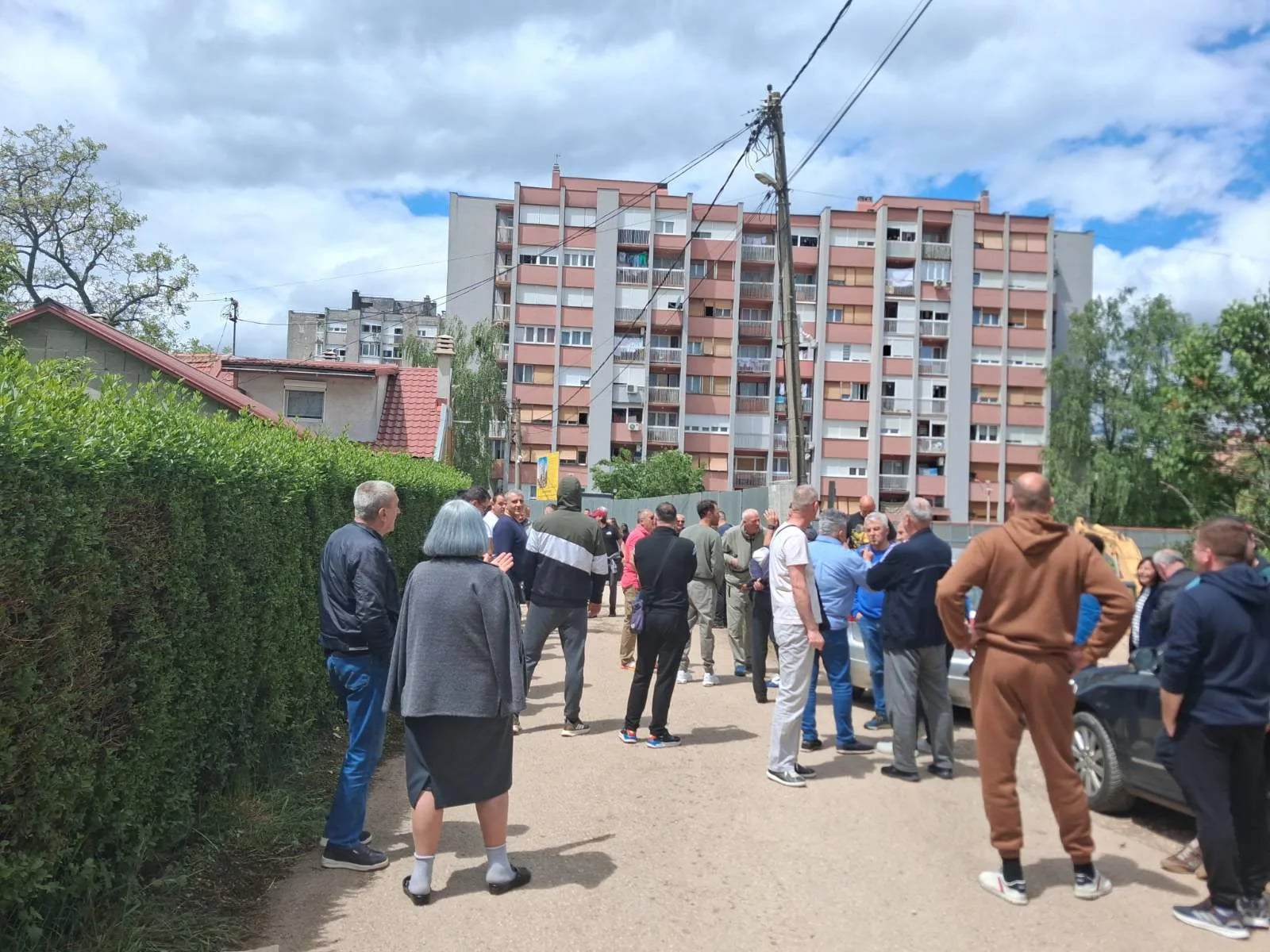 Još jedno okupljanje u Grudskoj mahali: "Ako zgrada bude gotova, komšije više sunca neće gledati"