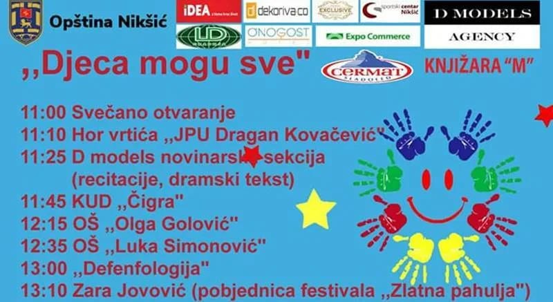Veliki dječji hepening "Djeca mogu sve" danas na Trgu slobode