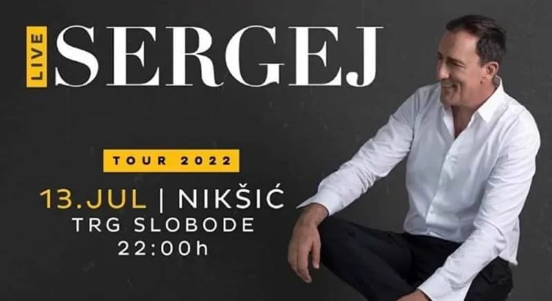 Otkazan koncert Sergeja Ćetkovića