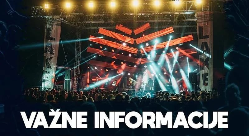 Ukoliko idete na Lake fest, evo nekoliko korisnih informacija