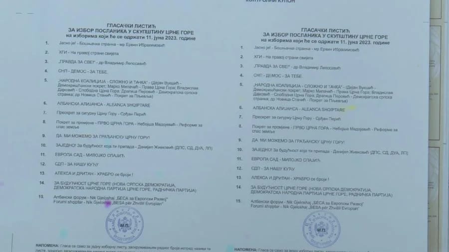 Opštinskim izbornim komisijama danas stižu glasački listići