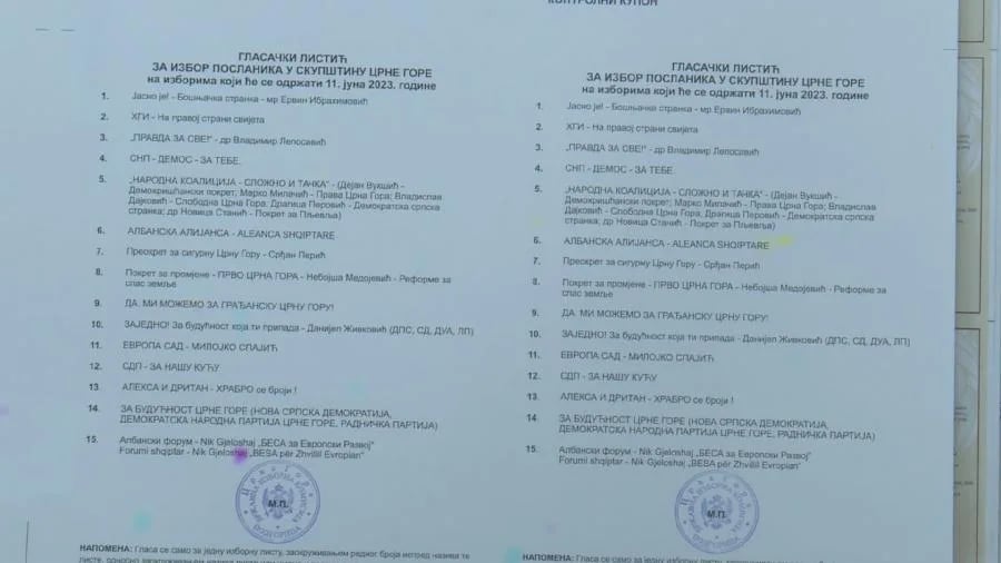 Opštinskim izbornim komisijama danas stižu glasački listići