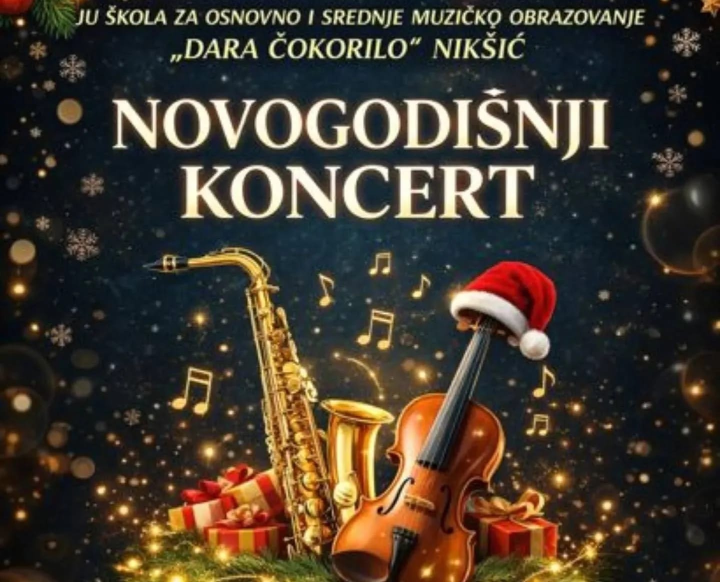 Novogodišnji matine i koncert Muzičke škole "Dara Čokorilo"