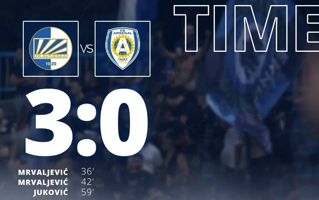 Tri gola Sutjeske u kontrolnom meču protiv Arsenala