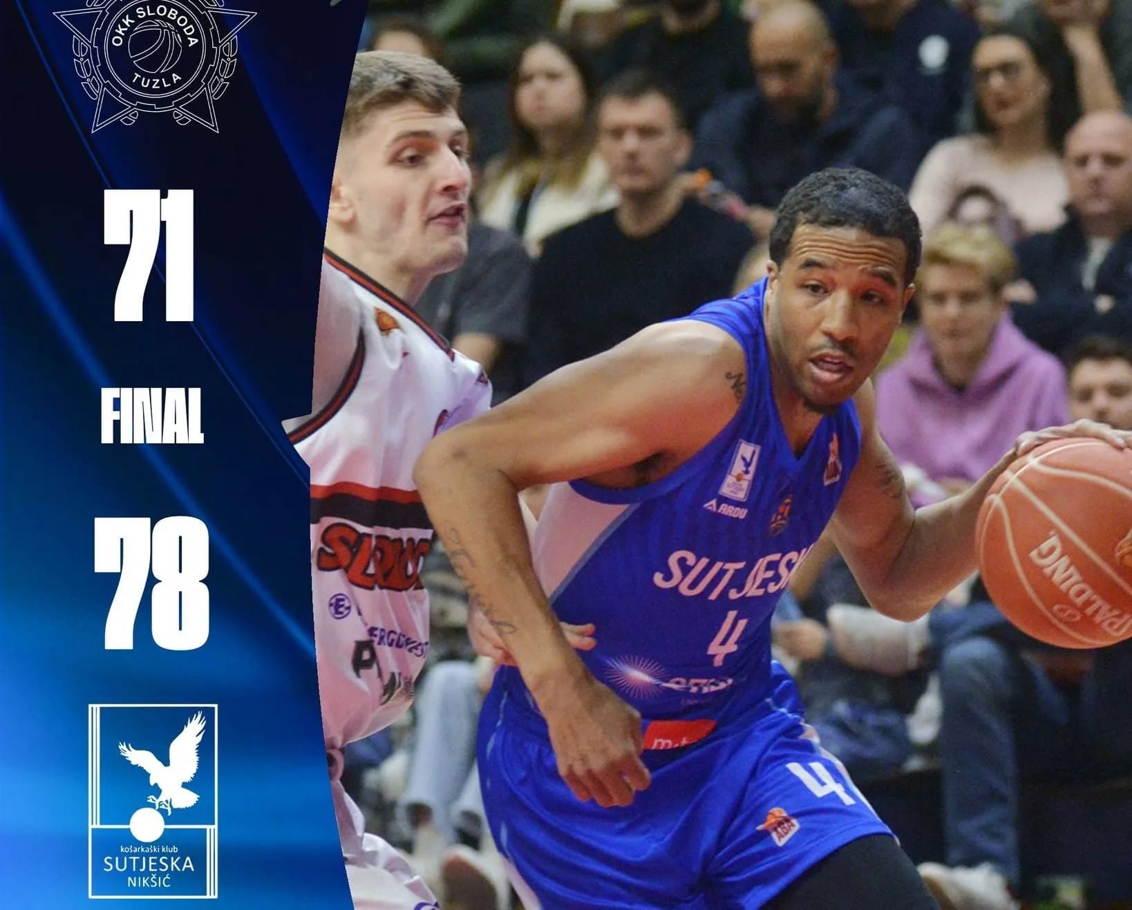 Sutjeska u polufinalu ABA2 lige nakon pobjede u Tuzli