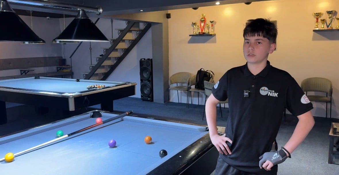 Trinaestogodišnji Nikola Krivokapić među najboljim evropskim juniorima u bilijaru