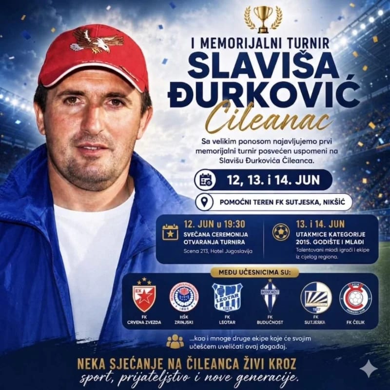 Počinje prvi memorijalni turnir “Slaviša Đurković Čileanac“