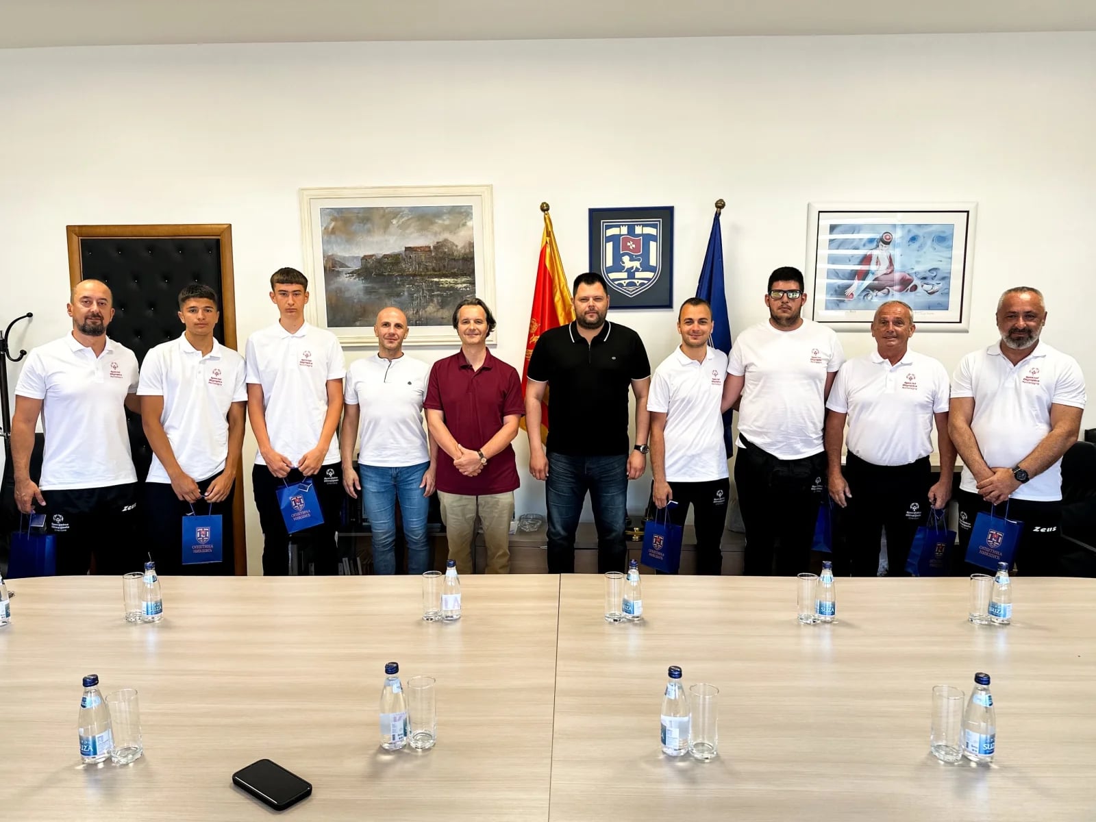 Kovačević ugostio šampione iz Treviza: Zlatna medalja za Specijalnu olimpijadu Nikšić