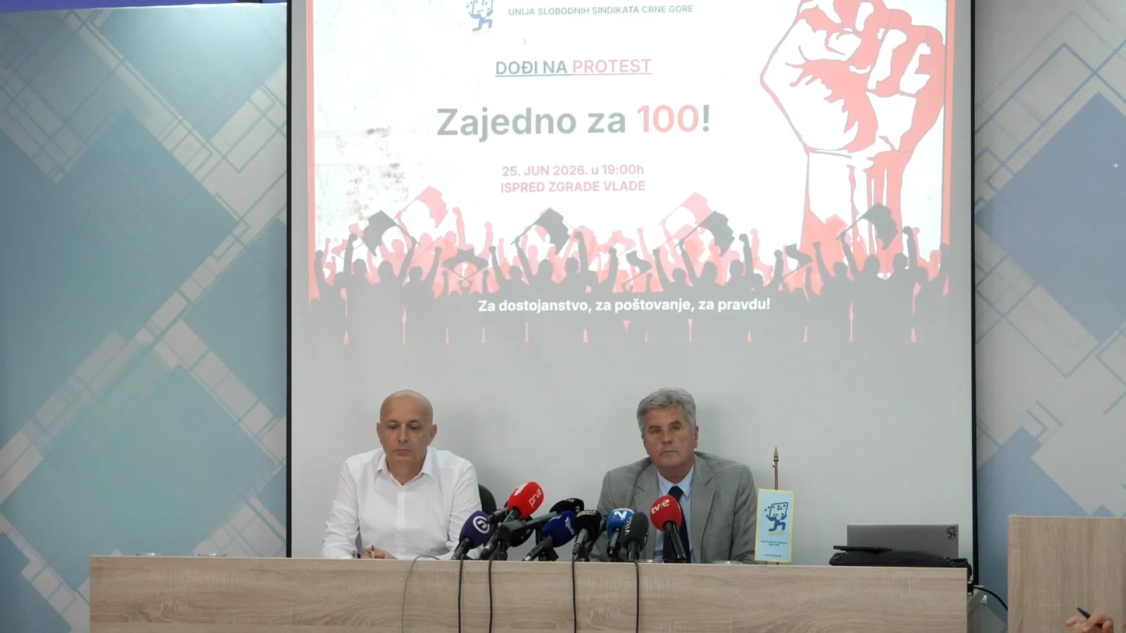 Sindikati sjutra na protestu ispred Vlade: Ne odustaju od novog Opšteg kolektivnog ugovora i uvećanja zarada