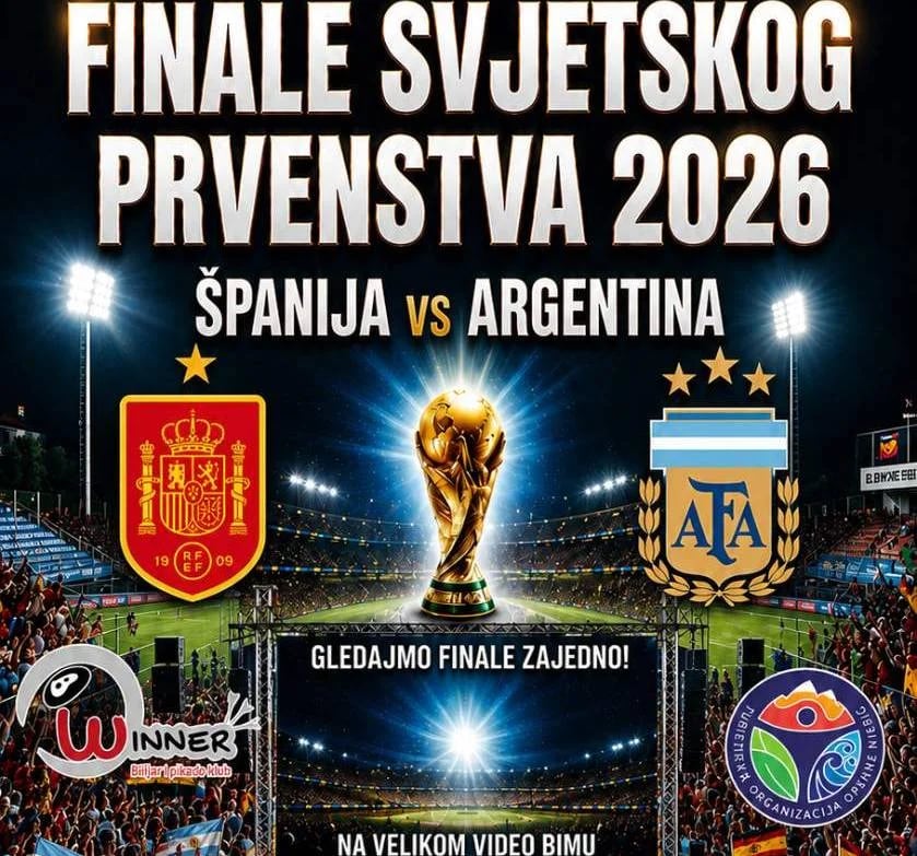 Finale Argentina – Španija večeras na Stadionu malih sportova