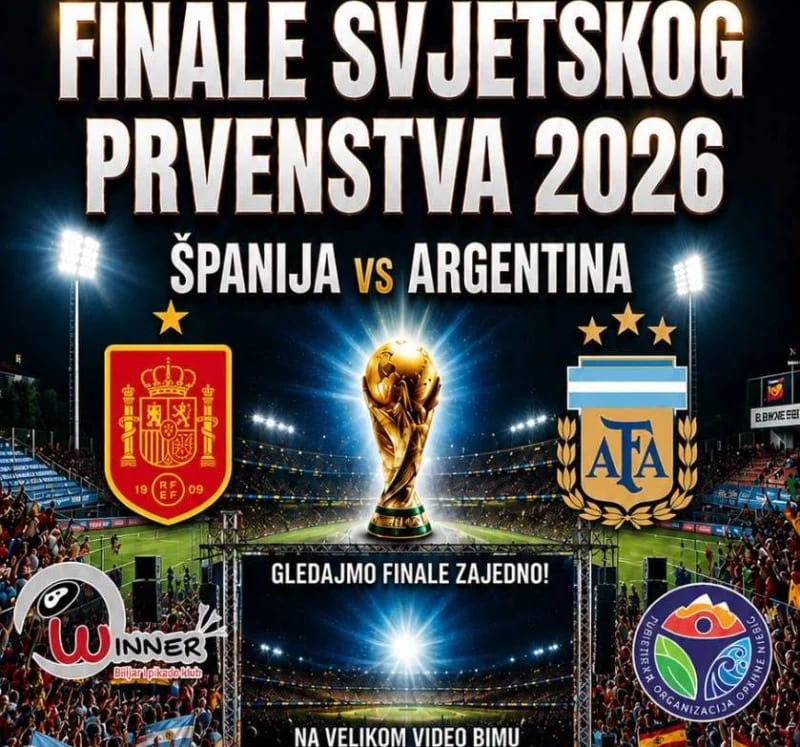 Finale Argentina – Španija večeras na Stadionu malih sportova