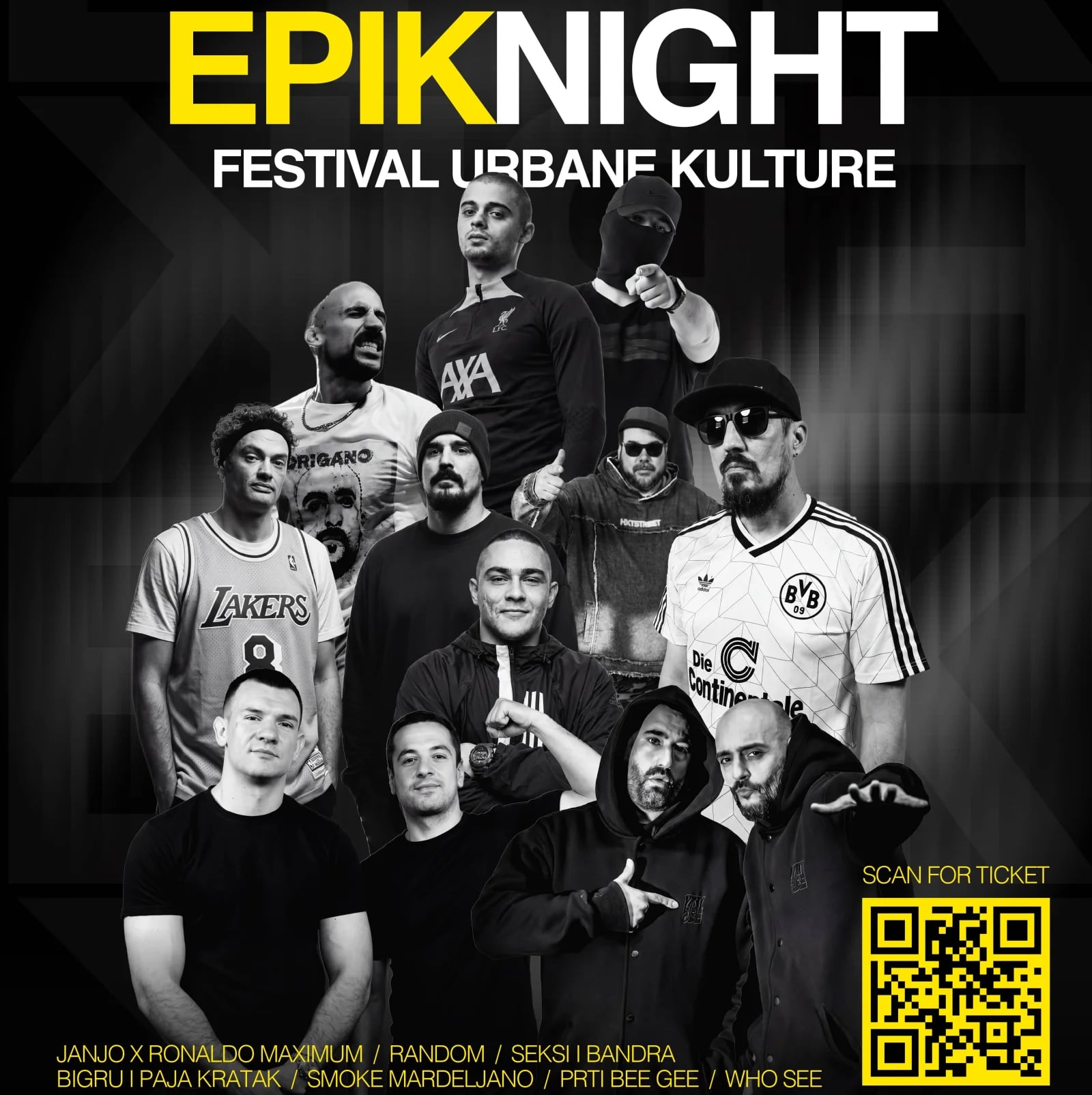 Who See, Prti Bee Gee i BIGru među izvođačima na Epik Festivalu urbane kulture