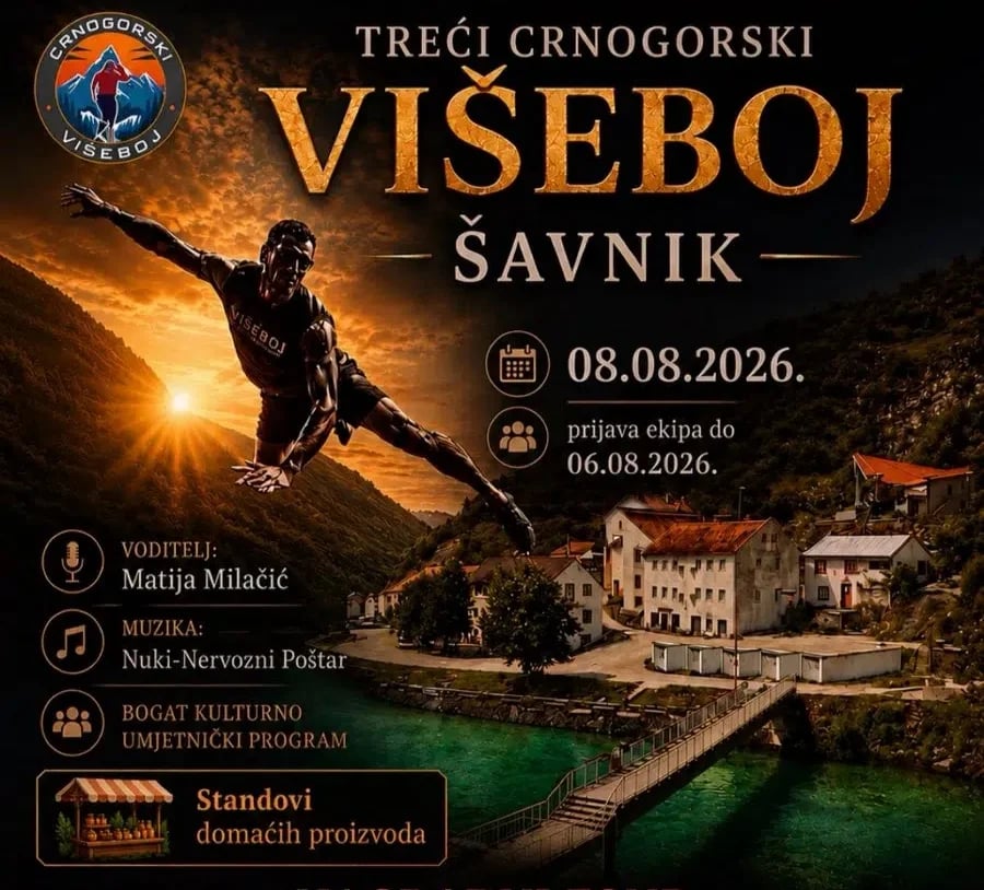 Šavnik u subotu domaćin trećeg crnogorskog višeboja