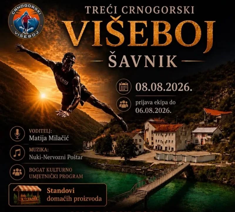 Šavnik u subotu domaćin trećeg crnogorskog višeboja