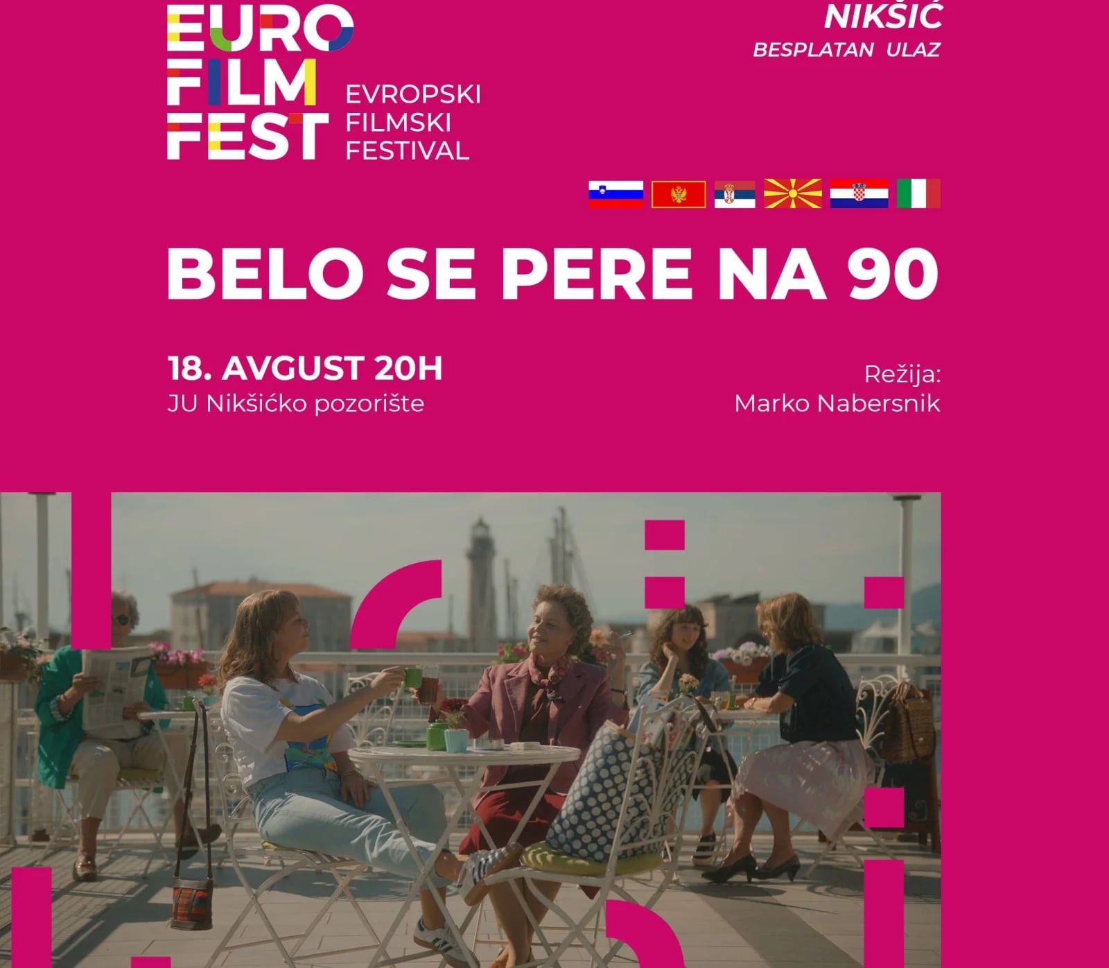 Film “Belo se pere na devedeset“ u Nikšićkom pozorištu
