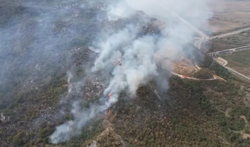 VIDEO: Borba sa požarima na Budošu, u Broćancu, Međeđu