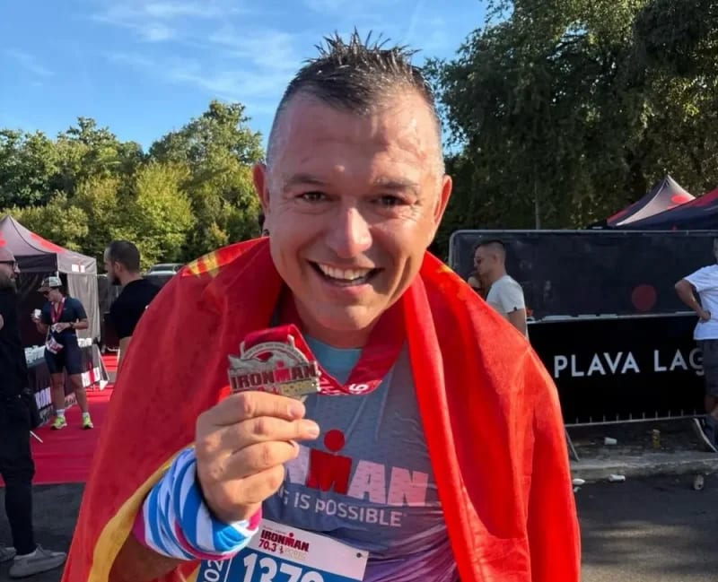 Nikšićanin Rade Vujačić uspješno završio Ironman 70.3 u Poreču